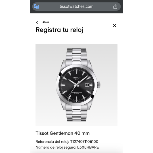 Tissot Gentleman 40mm Powermatic 80 Sicilium Automatico