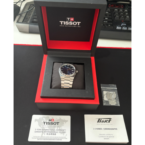 Tissot PRX 40mm Cuarzo Suizo Azul Sunburst